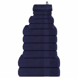 Gossi set prosoape frogn 12 piese, bleumarin, 360 g/m2