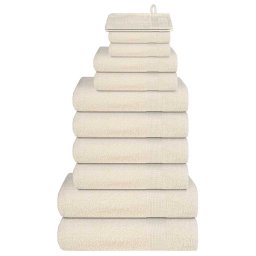 Gossi set prosoape frogn 12 piese, crem, 360 g/m2
