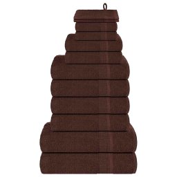 Gossi set prosoape frogn 12 piese, maro, 360 g/m2