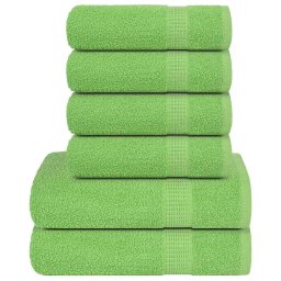 Gossi set prosoape frogn 6 piese, verde mar, 360 g/m2