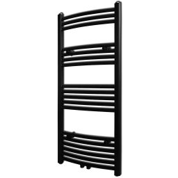 Radiator port-prosop incalzire centrala, curbat, negru, 500 x 1160 mm