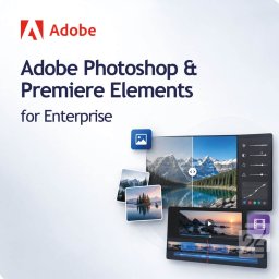 Adobe Photoshop & Premiere Elements for Enterprise COM 1 - 9 User