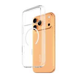 Husa silicon iPhone 17 Pro PanzerGlass - CARE Flagship Urban Explorer White MagSafe Clear