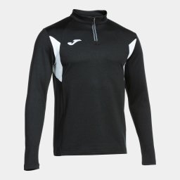 Bluză Trening Fotbal JOMA Winner III cu Fermoar Scurt Bărbați - Alb, L