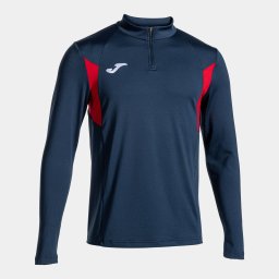 Bluză Trening Fotbal JOMA Winner III cu Fermoar Scurt Bărbați - Roșu, 2XL