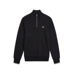 FRED PERRY Futer Half Zip M3574 102 black