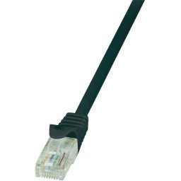 Cablu UTP Logilink Patchcord Cat 5e 0.5m Negru