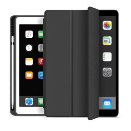 Husa tableta TECH-PROTECT Smartcase Pen compatibila cu iPad 10.2 inch (2019/2020/2021) Black