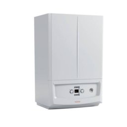 Centrala termica pe gaz in condensatie Immergas Victrix Zeus 25 cu boiler Inox 45 litri kit evacuare inclus Alb