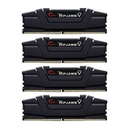 Memorie G.SKILL Ripjaws V Black 64GB (4x16GB) DDR4 3600MHz CL16 Quad Channel Kit