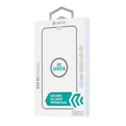 Folie protectie Devia Frame Sticla Temperata pentru iPhone 13 Pro Max Black (1 fata Anti-Shock, 9H, 0.26mm)