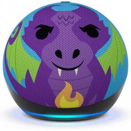 Boxa Inteligenta Amazon Echo Dot 5 Kids 2022 Control Parental Wi-Fi Bluetooth Fire Dragon