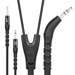 Cablu Casti AudioQuest 1x Jack 3.5mm Male Mono 2x Jack 3.5mm Male NightBird 2m Negru