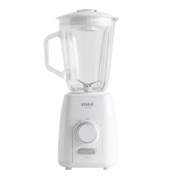 Blender Vivax BL-600G 600W 1.5L 2 Trepte Functie PULSE Functie Zdrobire Gheata Alb