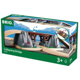 Set Joaca BRIO Collapsing Bridge Varsta 3 Ani+ Multicolor
