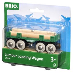 Jucarie BRIO Lumber Loading Wagon