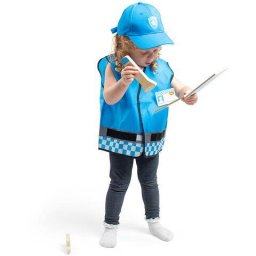 Set costum si accesorii BigJigs Toys Politist pentru copii