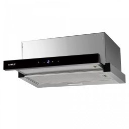 Hota Telescopica Incorporabila Samus HS6032DTGX 1 Motor Afisaj LED 160-326 m3/h Inox/Sticla Neagra
