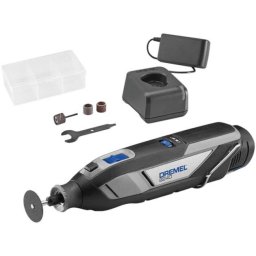 DREMEL cordless multifunctional tool 8240-5, 12 volts (black/gray, Li-ion battery 2Ah, 5-piece accessories)