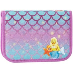 Penar Echipat LEGO Design Mermaid 2 Creioane 10 Creioane Colorate 4 Creioane Colorate Jumbo Radiera Ascutitoare Rigla si Echer