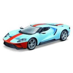 Macheta Masinuta BBURAGO Scara 1/32 2019 Ford GT Albastru Portocaliu 43100-43043