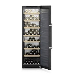 Frigider De Vinuri Liebherr WSbsi 5252 Pe Mai Multe Zone Individuale De Temperatura Capacitate 155 Sticle 350l Negru