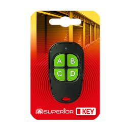 Telecomanda Universala RF Superior Compatibila Porti Si Bariere Cu Frecventa Fixa 433.92Mhz Necesita Telecomanda Originala Pentru Copiere Negru