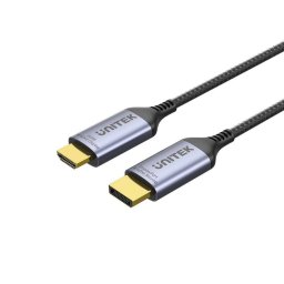 Cablu UNITEK DISPLAYPORT 1.4 HDMI 2.1 8K 1.8M Negru