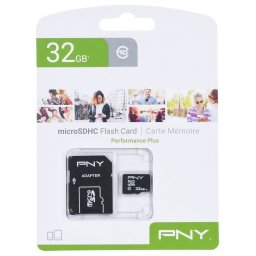 Card PNY Performance Plus 32GB MicroSDHC Class 10