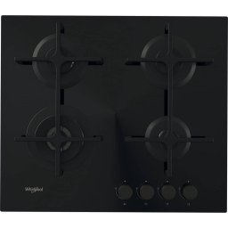 Plita Whirlpool AKT 627/NB1 Built-in 59cm Gaz 4 Zone Negru