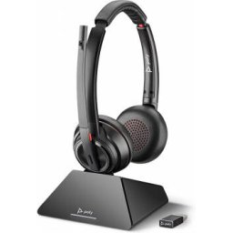 Casti pentru Birou HP Poly Savi 8220 UC Wireless DECT 1880-1900 MHz USB-A Certificate pentru Microsoft Teams Negru