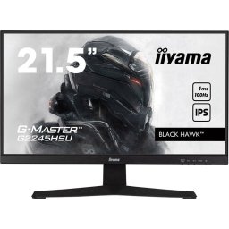 Monitor LED Gaming Iiyama G-Master G2245HSU-B2 Black Hawk 21.5 inch FHD IPS 1ms 100Hz Black