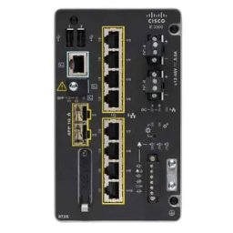 Switch Cisco Cat IE3300 WITH 8 GE Copper/and 2 GE SFP Modular Na Negru