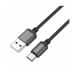 Cablu Date si Incarcare Borofone USB-A - USB-C BX87 Sharp 60W 1m Negru