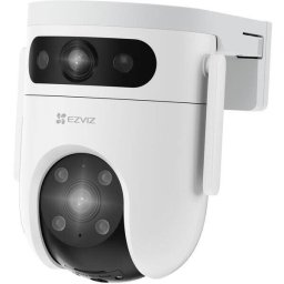 Camera de Supraveghere EZVIZ H9c cu Lentila Duala IP Wi-Fi 3MP 2.8-6mm 2.4GHz IR/Lumina Alba 30m Sirena Microfon Alb