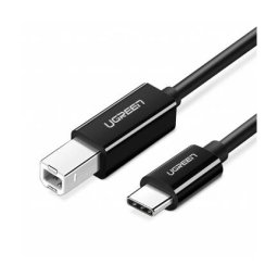 Cablu Imprimanta UGREEN US241 USB-C - USB-B 2m Negru