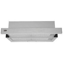 Hota Telescopica Incorporabila Beko HNT63322XH 3 Trepte de Putere Filtre Metalice Lavabile Filtre Carbon Iluminare LED 65W Inox