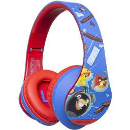 Casti PowerLocus Copii Wireless P2 Angry Birds Albastru/Rosu