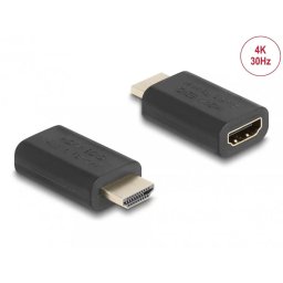 Emulator Delock HDMI 4K30Hz EDID Surround Sound Negru