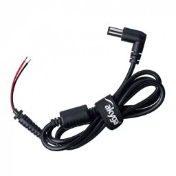Cablu de Alimentare AKYGA AK-SC-02 DC 7.4 x 5.0mm + pin HP la Fire Deschise 1.2m Negru
