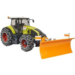 Jucarie BRUDER Claas Axion 950 with snow chains and snow blade