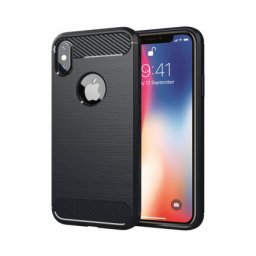 Husa Techsuit Apple iPhone XS / X Carbon Negru