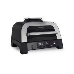 Gratar Electric si Airfryer NINJA Foodi Smart XL AirGrill DG551EU 1760W Functie Friteuza Aer Cald 40Â°- 260Â°C 6 Functii Negru/Argintiu