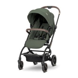 Carucior pentru Nou-Nascut Lorelli Makaya cu Scaun Rotativ 360 Grade Cadru din Aluminiu pana la 22Kg Green