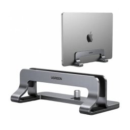 Suport Vertical UGREEN LP258 pentru Laptop cu Grosime 12mm - 26mm Argintiu