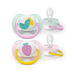 Set 2 Suzete Philips-Avent Ultra Air SCF080/24 Ortodontice fara BPA 0-6luni Multicolor