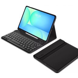 Husa Tableta cu Tastatura Bluetooth TECH-PROTECT Smartcase Pen Compatibila cu Samsung Galaxy Tab S10 FE Plus 13.1Inch X620 / X626B Negru