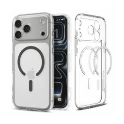 Husa MagSafe Spigen Ultra Hybrid pentru Apple iPhone 17 Pro Max Gri
