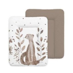 Saltea de Infasat Ceba Baby Moale 50x70cm pentru Comode si Masute de Infasat fara BPA Impermeabila +0luni Basic Clever Otter Maro