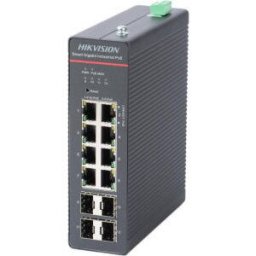 Switch Hikvision PoE 8P Smart Managed Negru